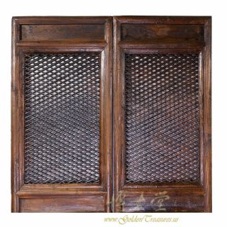 Chinese Antique Carved Wooden Panel Screen/Room Divider 28S03 3