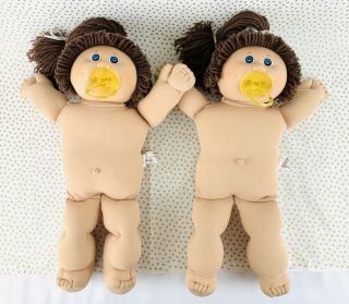 Vintage Cabbage Patch Kid Twin Girls Tsukuda Japan 1985 Extremely Rare 3