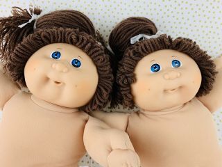 Vintage Cabbage Patch Kid Twin Girls Tsukuda Japan 1985 Extremely Rare 6