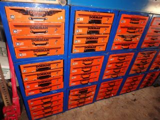 Vintage Dorman 4 Drawer Industrial Metal Cabinets Some Inventory Is