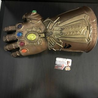 Stan Lee Signed Infinity Gauntlet Extremly Rare Only 2 Ever Signed