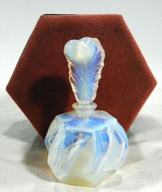 Vintage Sabino France Opalescent Art Glass Perfume Bottle