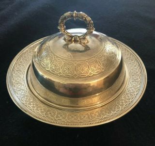 William Gale & Son Sterling Silver Covered Butter Dish Circa 1853 2