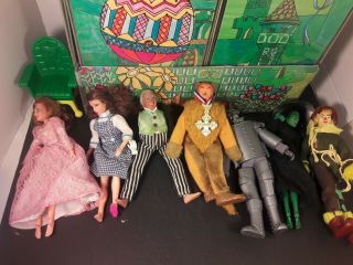VINTAGE 1974 WIZARD OF OZ EMERALD CITY By MEGO w/ 7 FIGURES 2