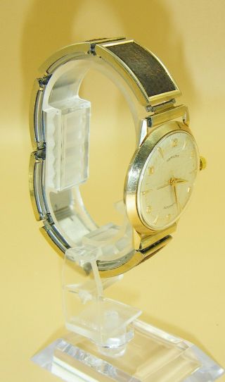 1959 Vintage Hamilton 666 Movement 14k Solid Gold 17j Automatic Mens Watch