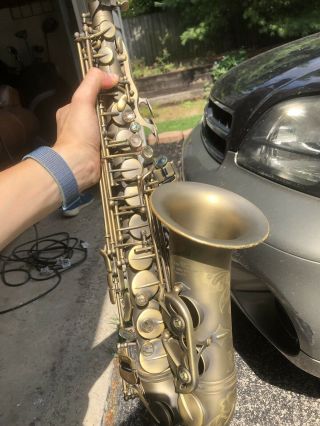 P Mauriat PMXA 67R Alto Saxophone Dark Vintage - With kit Great Shape 12