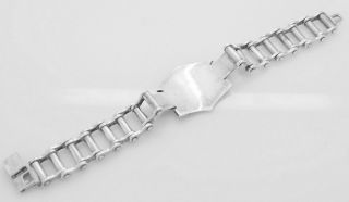 Vintage Taxco Sterling Silver/925 Harley Davidson Bicycle Chain Link Bracelet 6