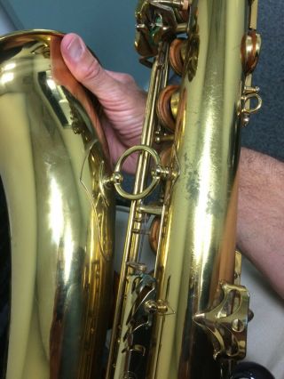 Vintage Selmer Mark VI Tenor Saxophone w/ nesting Clarinet 3