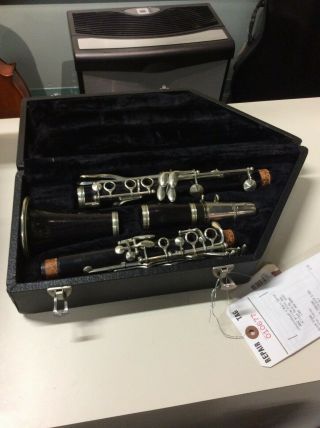 Vintage Selmer Mark VI Tenor Saxophone w/ nesting Clarinet 7