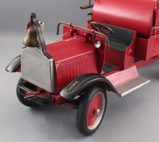 Large Antique 1930s Keystone,  Packard,  Chemical Fire Truck Toy Truck,  NR 7