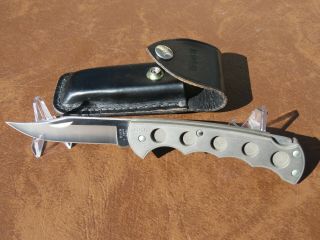 1988 Vintage Buck 560 Usa Titanium Knife Long Discontinued Model.