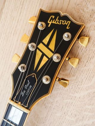 1977 Gibson Les Paul Custom Black Beauty Vintage Electric Guitar w/ Case 4