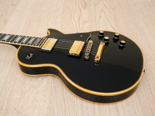1977 Gibson Les Paul Custom Black Beauty Vintage Electric Guitar w/ Case 6