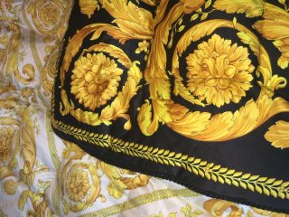 10K VERY RARE GIANNI VERSACE 100 SILK BAROCCO COMFORTER KING REVERSIBLE 2