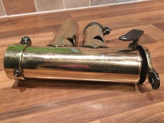 Rare Antique Double Brass Steam Ships/Car Exhaust Whistle Maritime Marine Boat 5