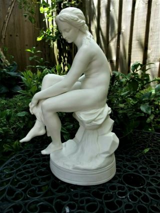 ANTIQUE 19THC LARGE PARIAN NAKED FEMALE FIGURE 