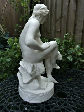 ANTIQUE 19THC LARGE PARIAN NAKED FEMALE FIGURE 