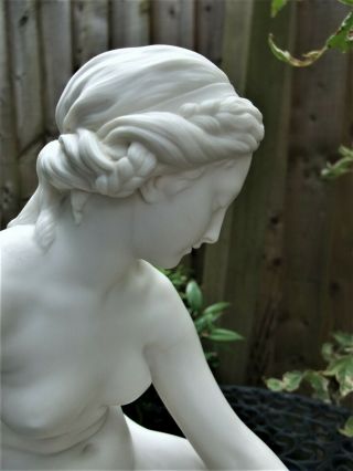 ANTIQUE 19THC LARGE PARIAN NAKED FEMALE FIGURE 