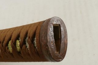 WW2 Vintage Grip Tsuka of Japanese Army Officer ' s Gunto Sword b9031 6