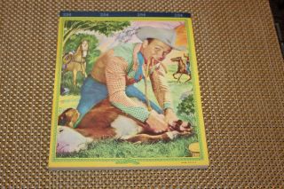 Vintage Roy Rogers Trigger Cow Writing Pad Tablet Notebook Nos Frontiers Inc