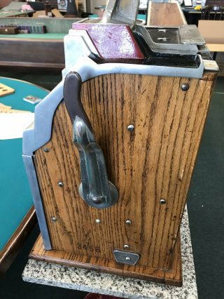 Nickel Vintage Mills Skyscraper Slot Machine 8
