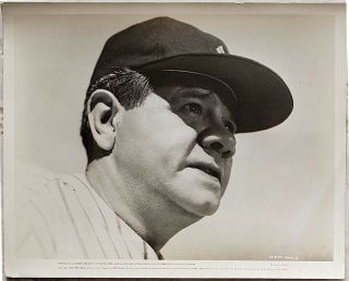 Pride Of The Yankees Vintage Photo Still Babe Ruth Memorabilia