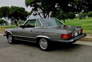 1986 Mercedes - Benz SL - Class Two Top Low Mile SoCal Rare 11