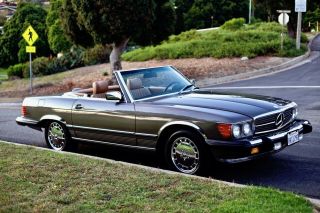 1986 Mercedes - Benz SL - Class Two Top Low Mile SoCal Rare 3