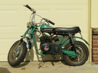 Old Vintage Rupp Roadster 2 Minibike With Tecumseh Engine Running