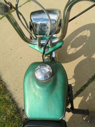 Old Vintage Rupp ROADSTER 2 MINIBIKE with Tecumseh Engine Running 8