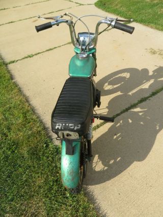 Old Vintage Rupp ROADSTER 2 MINIBIKE with Tecumseh Engine Running 9