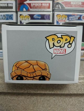 Funko Pop MARVEL THE THING Metallic 1/480 2011SDCC FANTASTIC FOUR 09 RARE 6