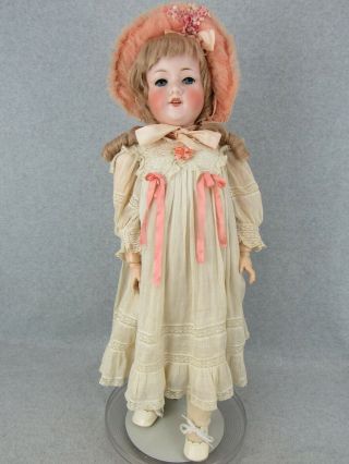 28 " Antique Bisque Head Composition German Armand Marseille Dolly Face Doll