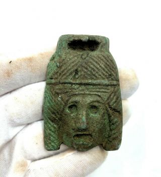 Romano - Celtic Ca.  100 Ad Bronze Forest Goddess Applique - Rare R70