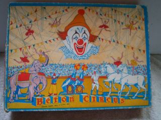 Vintage Benton Circus Mz - 252 Assorted Circus Figures Beauty Very Rare