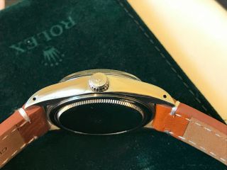 Vintage 1977 Rolex men ' s watch,  Ref 6694,  rare Linen dial 6