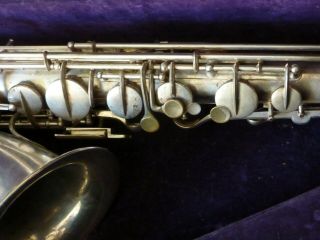 Vintage Adolphe sax Tenor saxophone 3