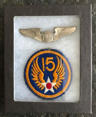 Ww 2 Us Army Air Corp Pilot Wings Full Size 3 Inch Pin Back Sterling