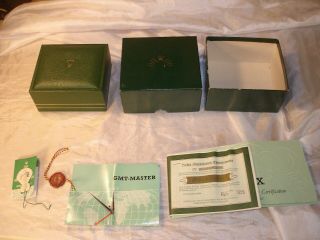1965 Vintage Rolex Gmt Master,  Model No.  1675,  Box Set,  Rare