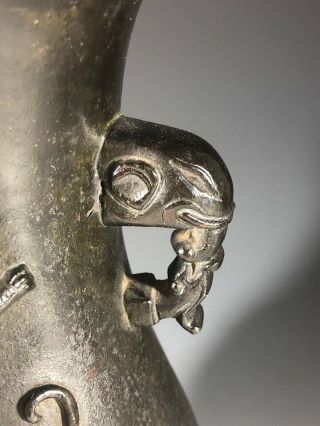 Chinese bronze vase ming dynasty 4