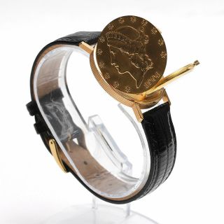 Vacheron Constantin $20 gold coin watch,  1 owner,  rare, 7