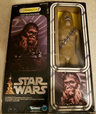 1978 Kenner Vintage Star Wars 12 Inch Chewbacca Figure Mib Complete