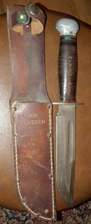 Wwii / Ww2 U.  S.  Army Military Fighting Knife Pal Rh - 36 Barely Camp Classen