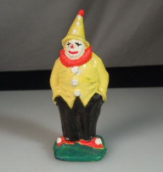 Vintage Lead Toy Circus Clown Figurine 52325