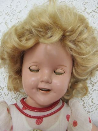 Vtg Compo SHIRLEY TEMPLE Doll 18 
