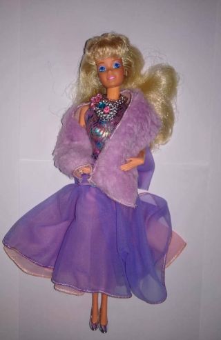 Barbie Moda Festa 1990 Superstar Brazil Rare Mattel Estrela