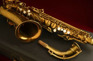 Vintage 1934 Conn 6M Transitional Alto Saxophone - NY Neck & Lacquer 12