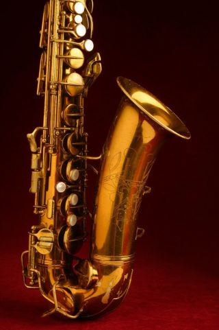 Vintage 1934 Conn 6M Transitional Alto Saxophone - NY Neck & Lacquer 3