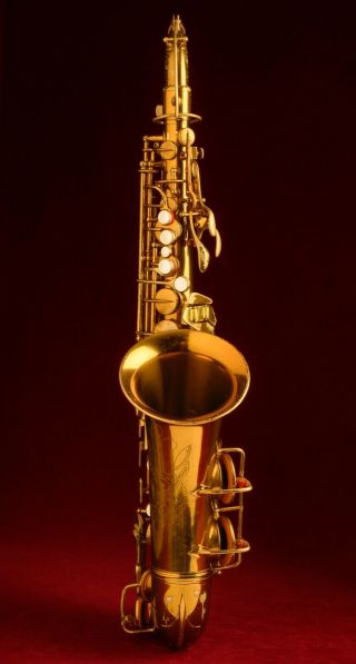 Vintage 1934 Conn 6M Transitional Alto Saxophone - NY Neck & Lacquer 4