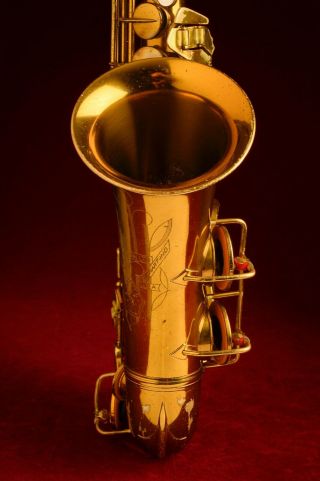 Vintage 1934 Conn 6M Transitional Alto Saxophone - NY Neck & Lacquer 5